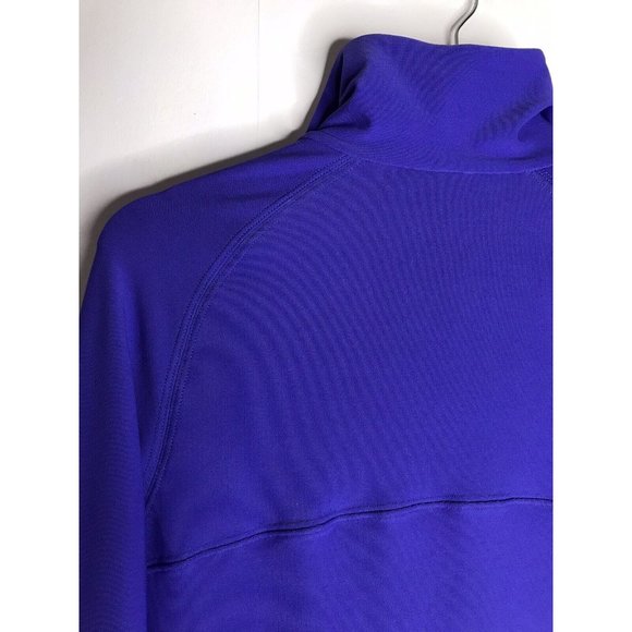 Nike Running Jacket Womens Small Blue Purple Full Zip Fit-Dry Long Sleeve - Picture 7 of 7